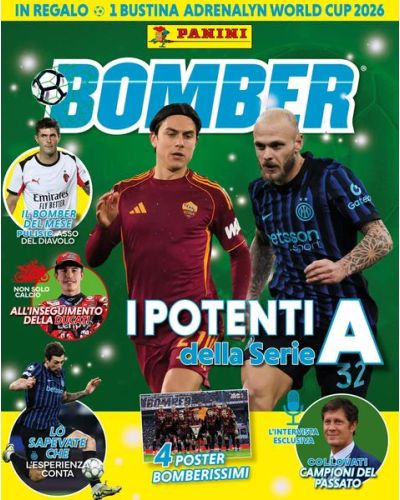 BOMBER: La rivista ufficiale Panini sul calcio